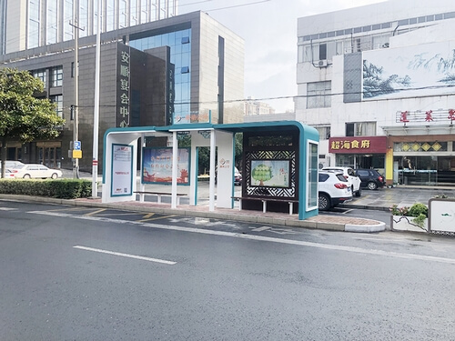 公交站台_站台候車(chē)亭_公交候車(chē)亭