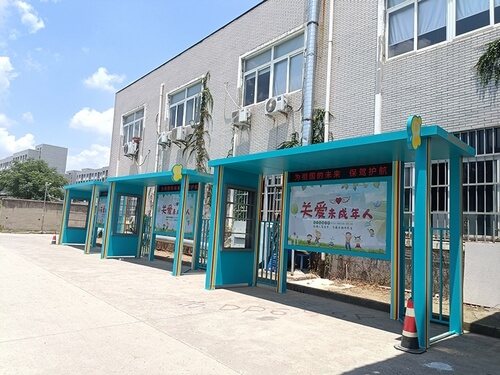 候車(chē)亭制作_站台制作_公交候車(chē)亭