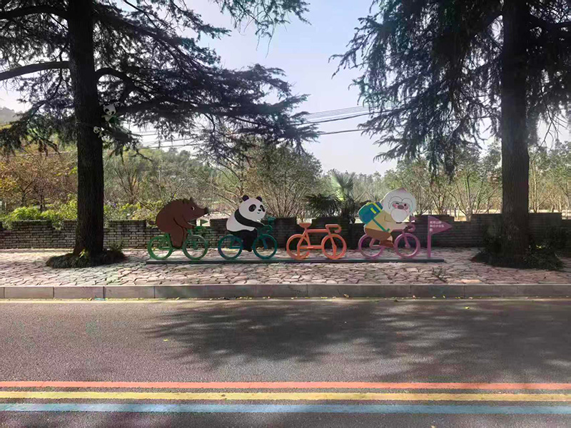 騎行步道指示标識|公路指示标識|标識标牌廠家