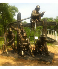 雕塑_形象标識(shí)_人物造型雕塑标識(shí)